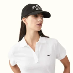 R.M. Williams Script cap Black/Silver Clearance