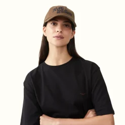 R.M. Williams Script Cap Brown Navy Sale