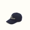 R.M. Williams Script cap Navy/Bone Fashion