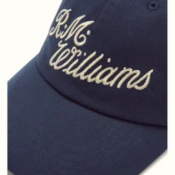 R.M. Williams Script cap Navy/Bone Fashion