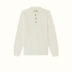 R.M. Williams Silverton Henley Ecru New
