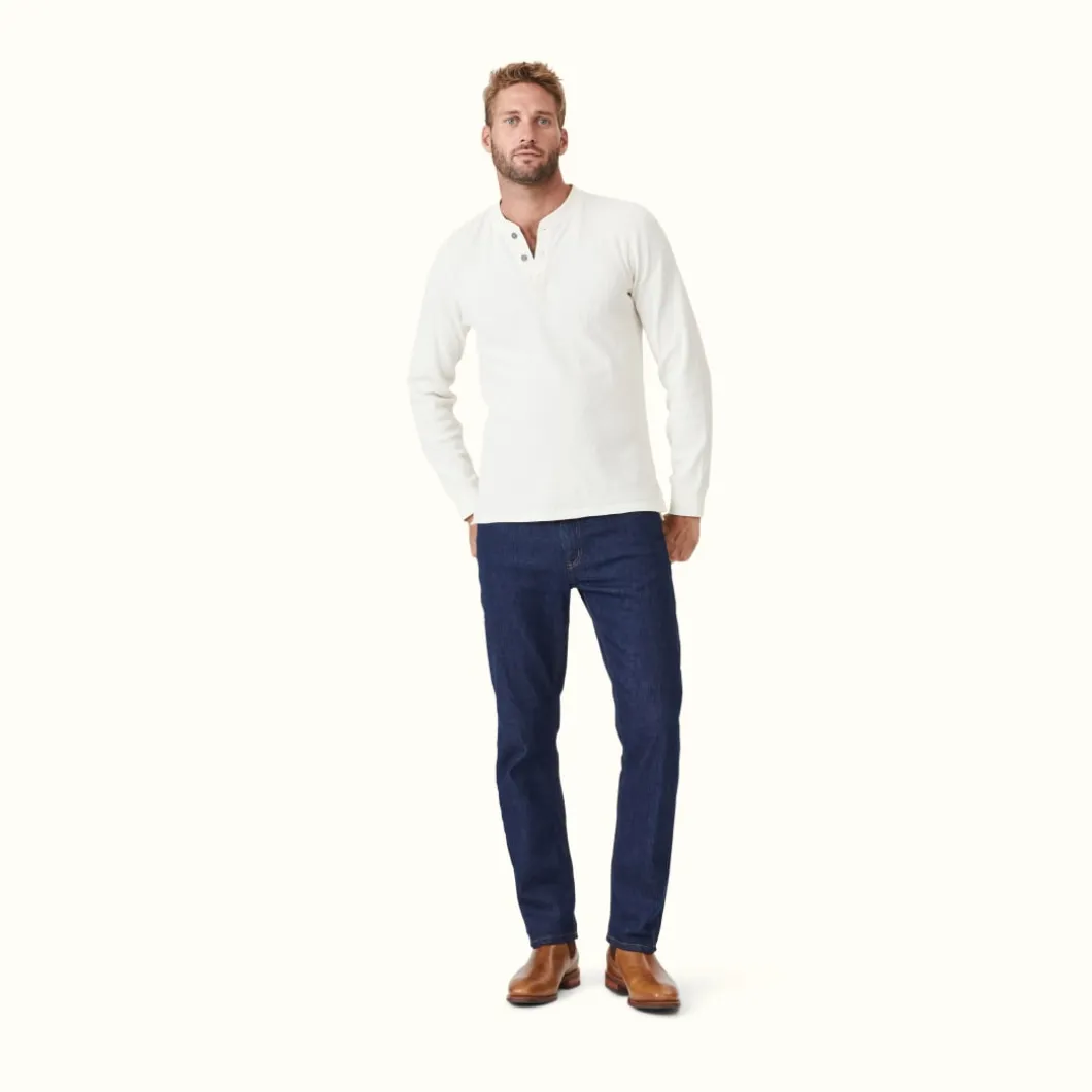 R.M. Williams Silverton Henley Ecru New