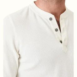 R.M. Williams Silverton Henley Ecru New