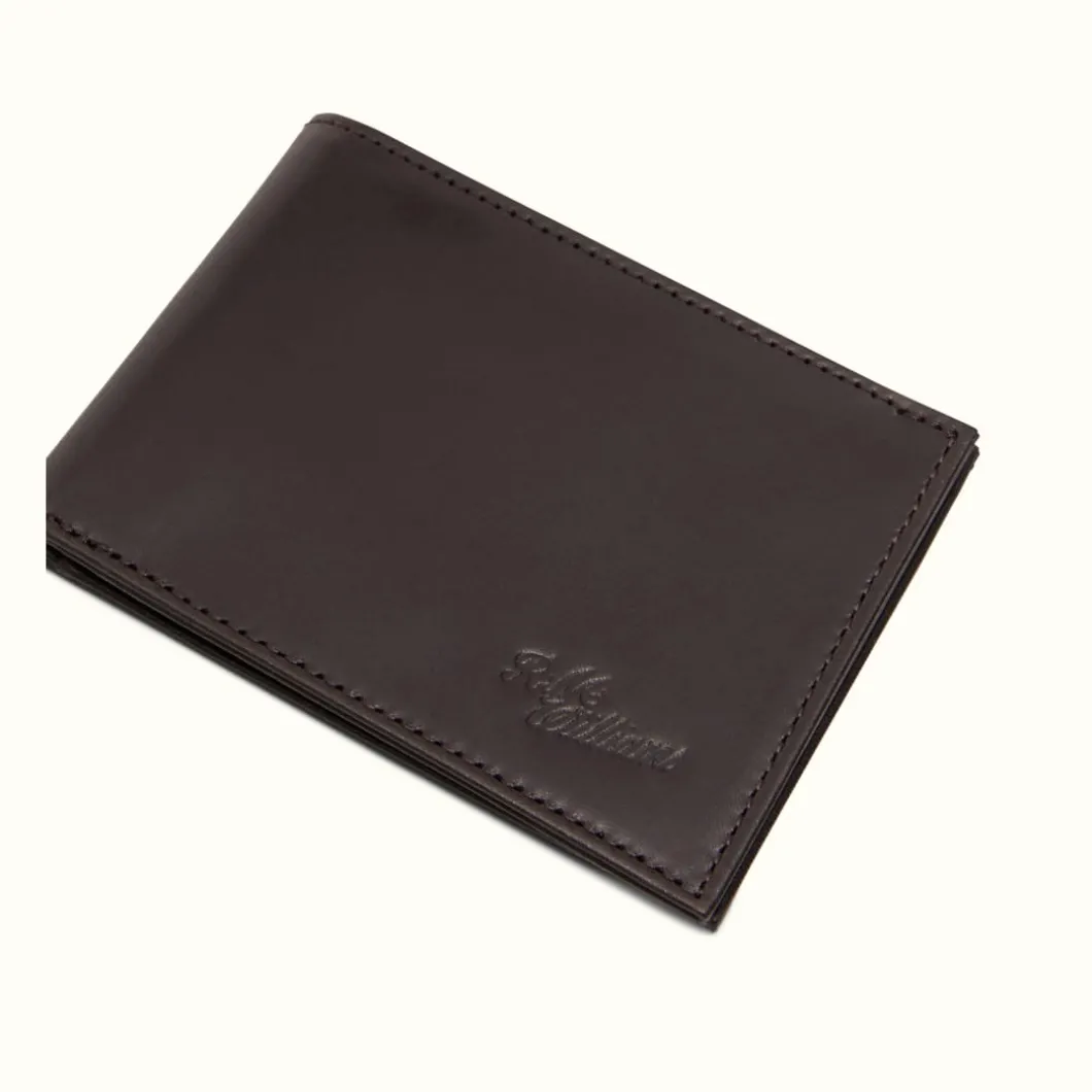 R.M. Williams Singleton Folded Card Holder Dark Brown Discount