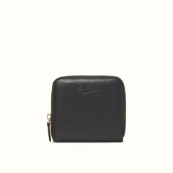 R.M. Williams Singleton Mini Zip Wallet Black Discount