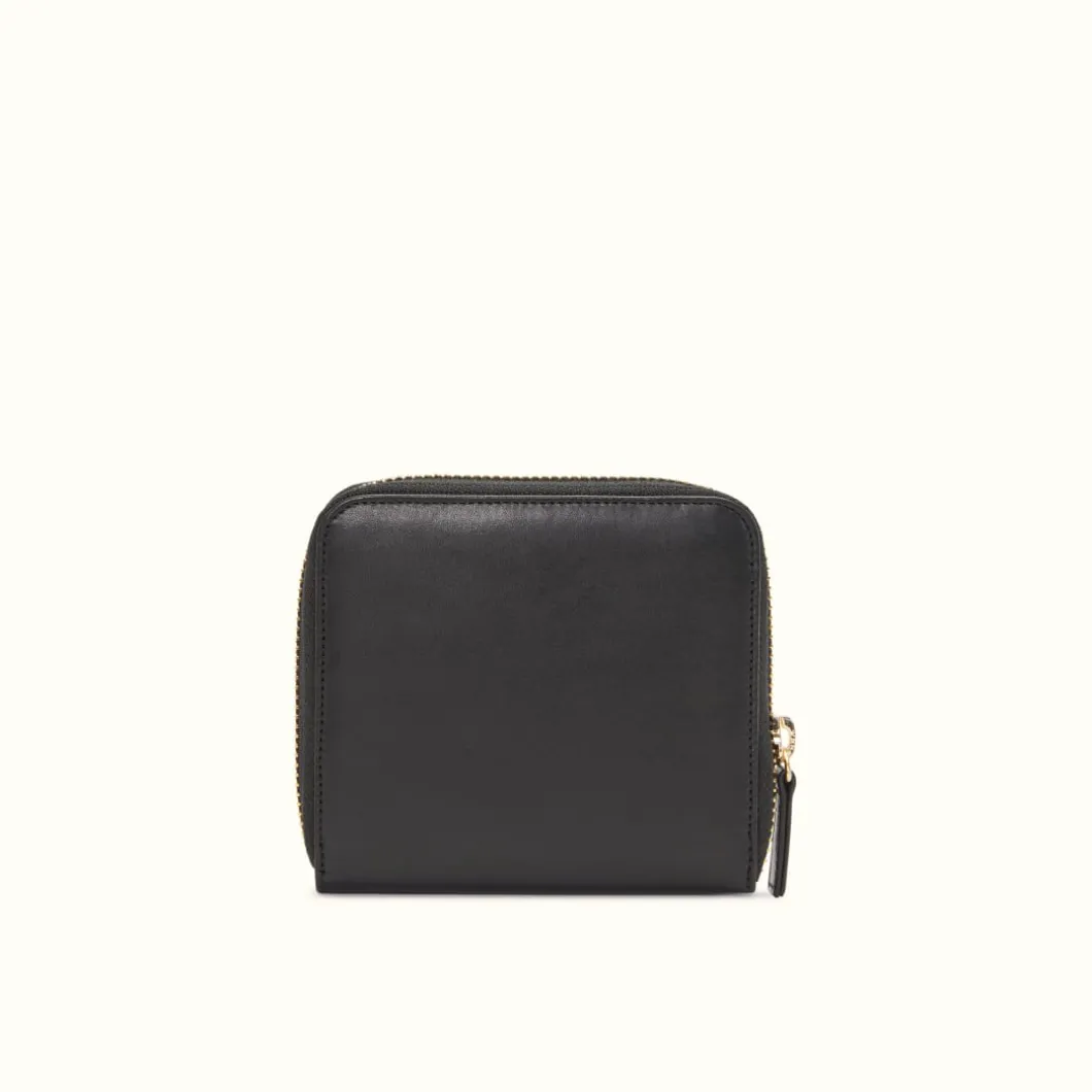 R.M. Williams Singleton Mini Zip Wallet Black Discount