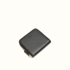 R.M. Williams Singleton Mini Zip Wallet Black Discount