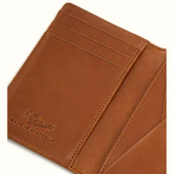 R.M. Williams Singleton Pocket Organiser Tan New