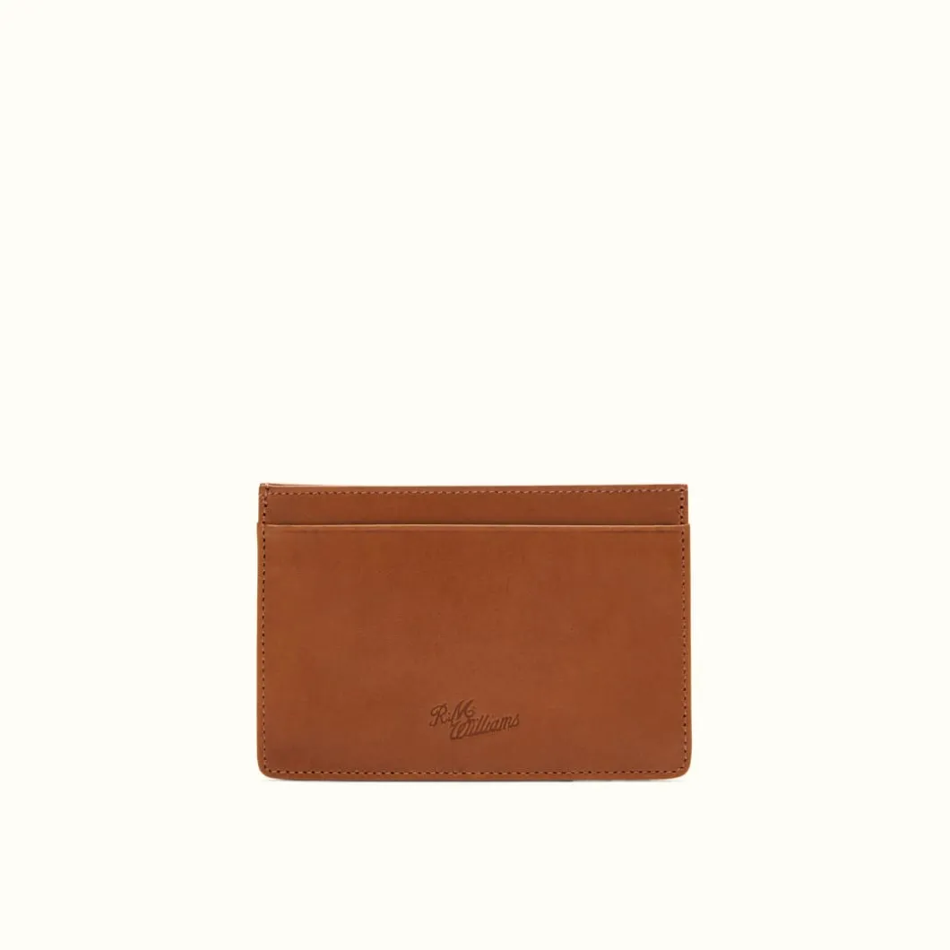R.M. Williams Singleton Vertical Card Holder Tan Best