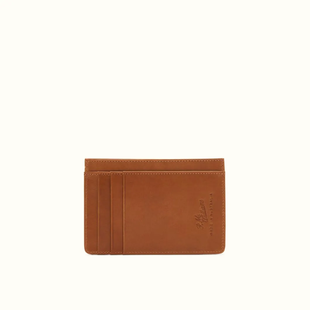 R.M. Williams Singleton Vertical Card Holder Tan Best