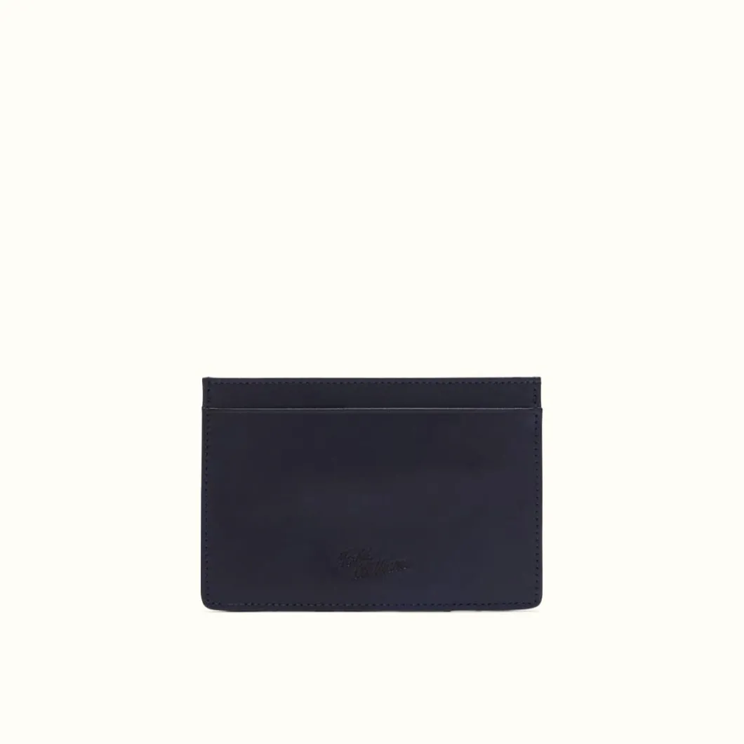 R.M. Williams Singleton Vertical Card Holder Navy Discount