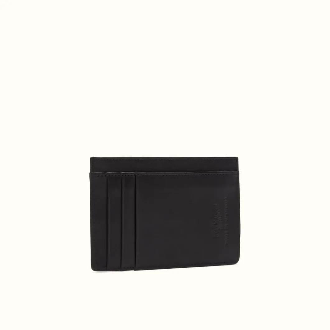 R.M. Williams Singleton Vertical Card Holder Black Clearance