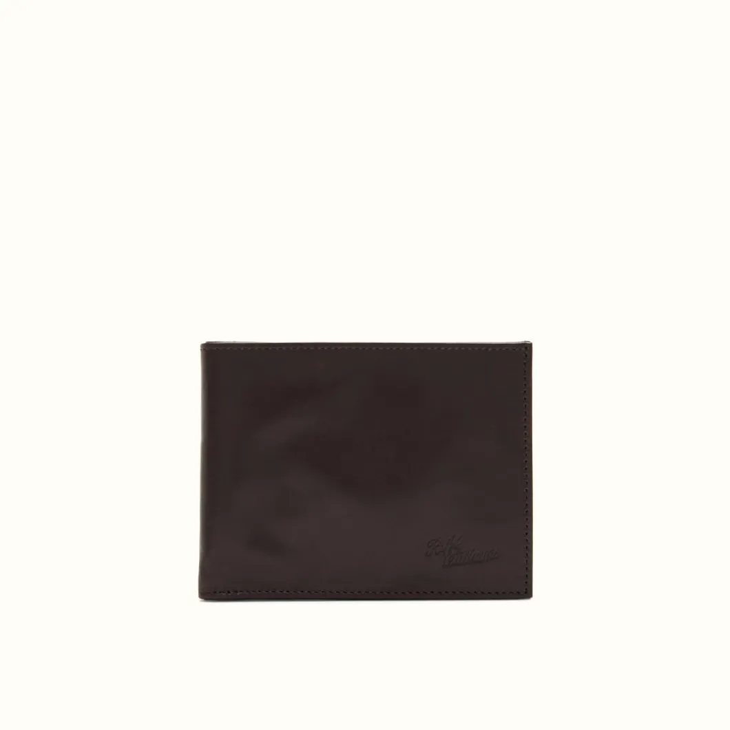 R.M. Williams Singleton Wallet With Coin Pouch Dark Brown Sale