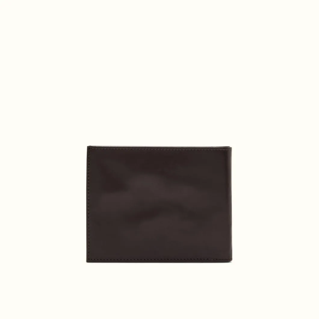 R.M. Williams Singleton Wallet With Coin Pouch Dark Brown Sale