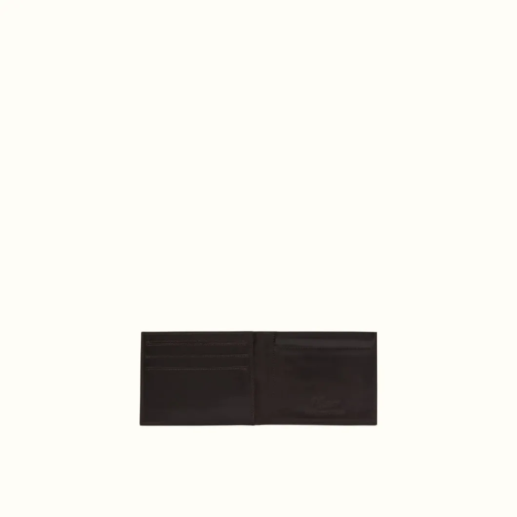 R.M. Williams Singleton Wallet With Coin Pouch Dark Brown Sale