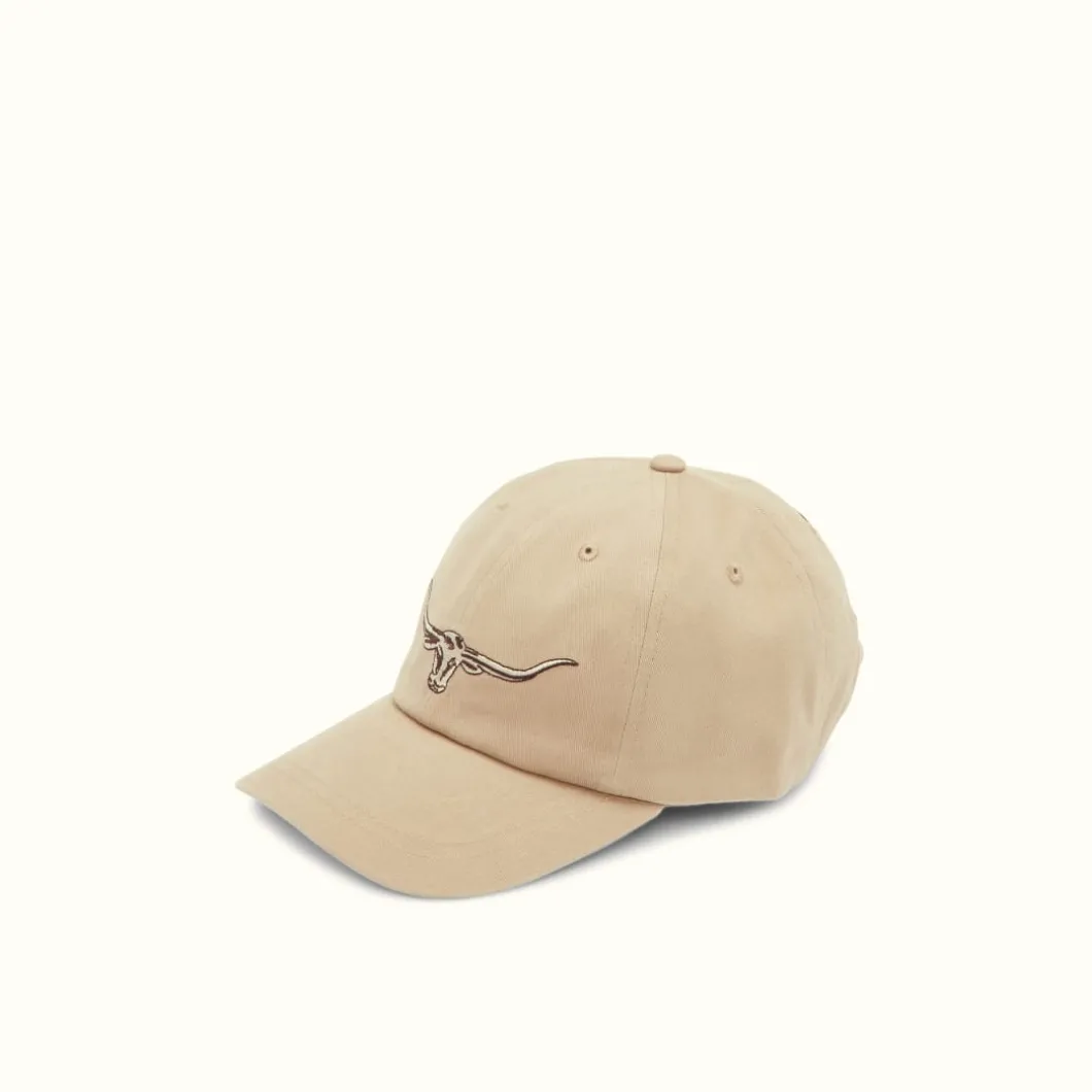 R.M. Williams Steers head logo cap Buckskin Hot