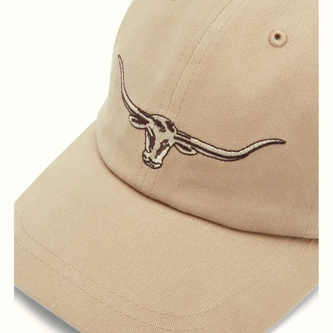 R.M. Williams Steers head logo cap Buckskin Hot