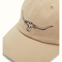 R.M. Williams Steers Head Logo Cap Buckskin New