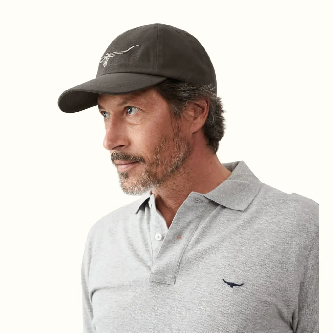R.M. Williams Steers Head Logo Cap Silt Cheap