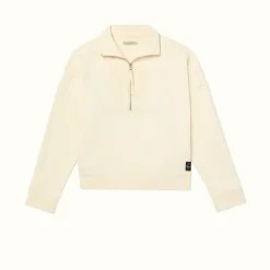 R.M. Williams Tambaroora 1/4 Zip Sweatshirt Ecru Online