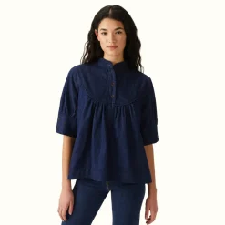R.M. Williams Taranna Shirt Indigo Rinse Wash Clearance