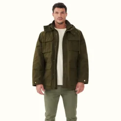 R.M. Williams Tarcutta Parka Khaki Cheap