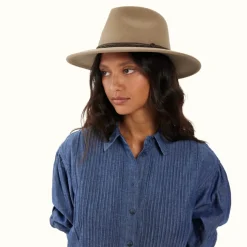 R.M. Williams Traveller Akubra Taupe Cheap