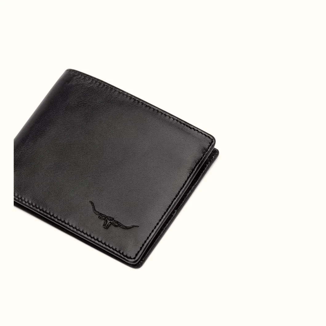R.M. Williams Tri-Fold Wallet Black Outlet