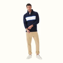 R.M. Williams Tweedale Rugby Navy/White Discount