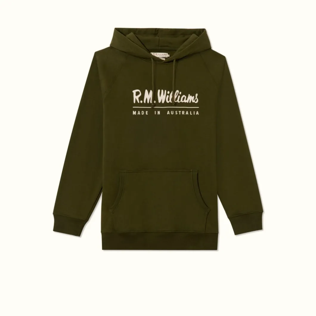 R.M. Williams Unisex Hoodie Khaki Best Sale