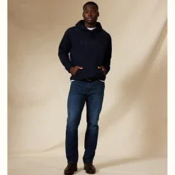 R.M. Williams Unisex Hoodie Navy Clearance