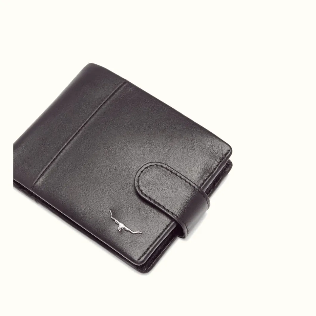 R.M. Williams Wallet With Coin Pocket And Tab Black Online