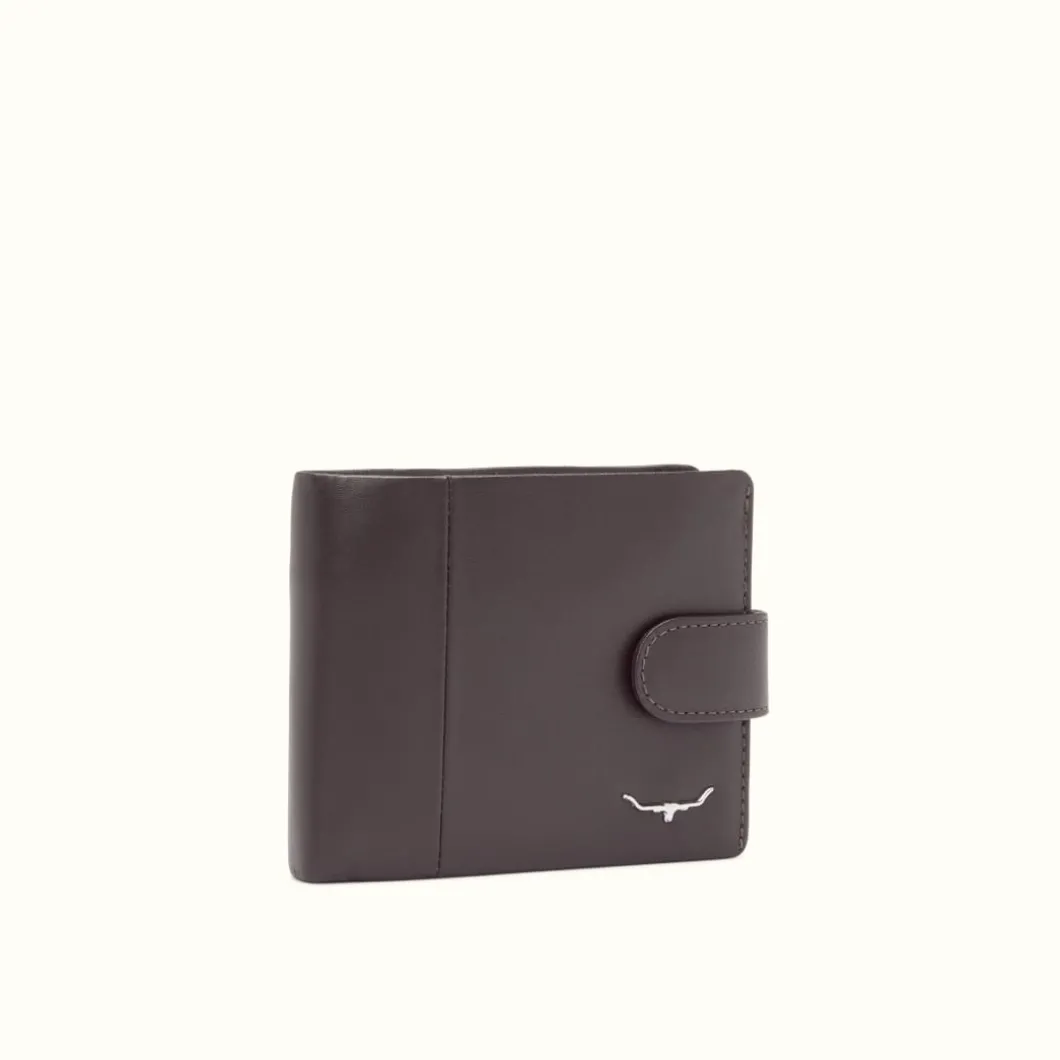 R.M. Williams Wallet With Coin Pocket And Tab Brown Clearance
