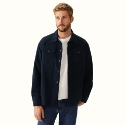 R.M. Williams Wilmington Overshirt Navy Discount