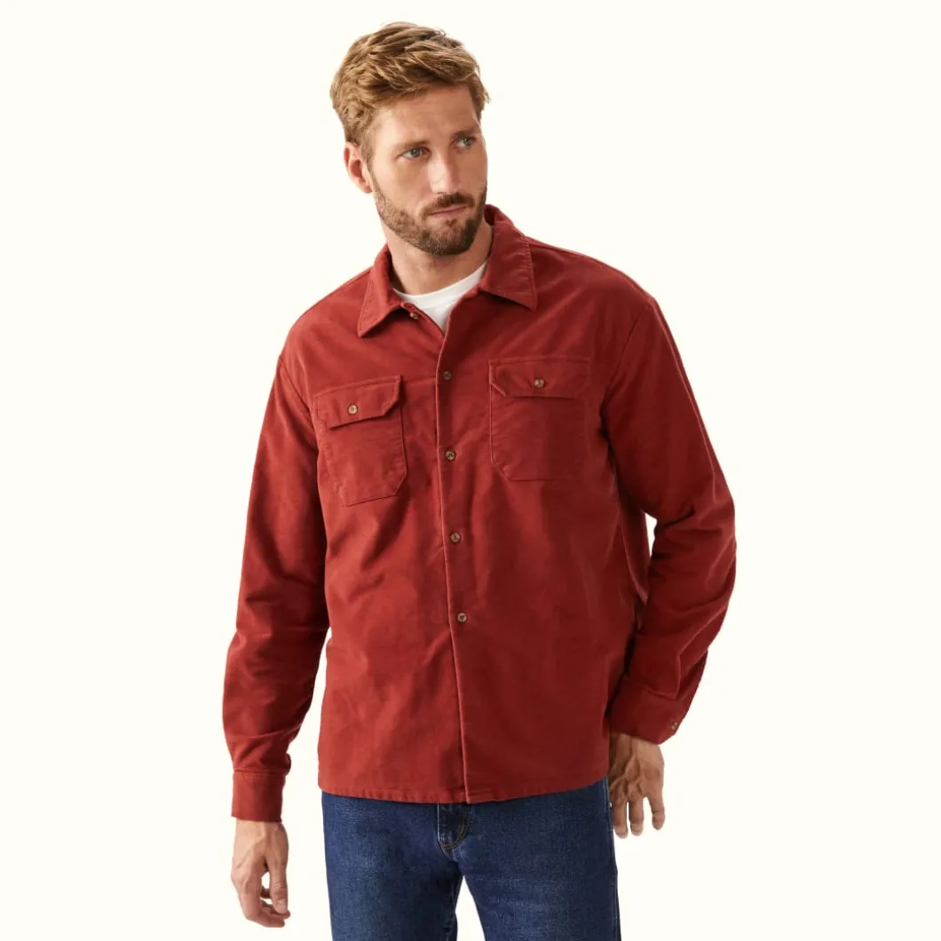 R.M. Williams Wilmington Overshirt Rust Discount