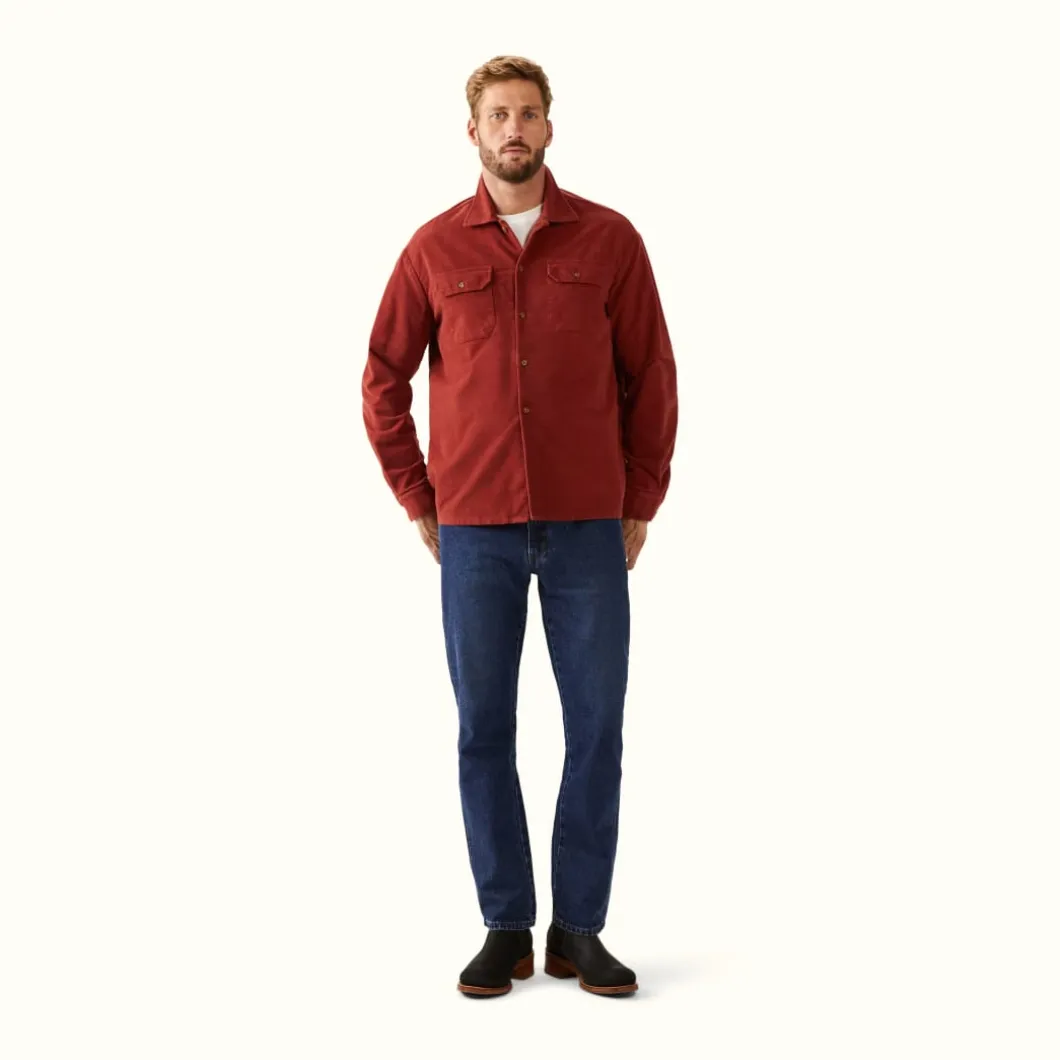 R.M. Williams Wilmington Overshirt Rust Discount